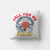 Mikitiezバレンタイカスタムンのラベおもしろいバグソフトウェア クッション (正面)