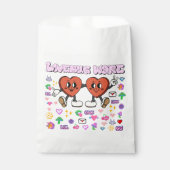 Mikitiezバレンタイカスタムンのラベおもしろいバグソフトウェア フェイバーバッグ (正面)