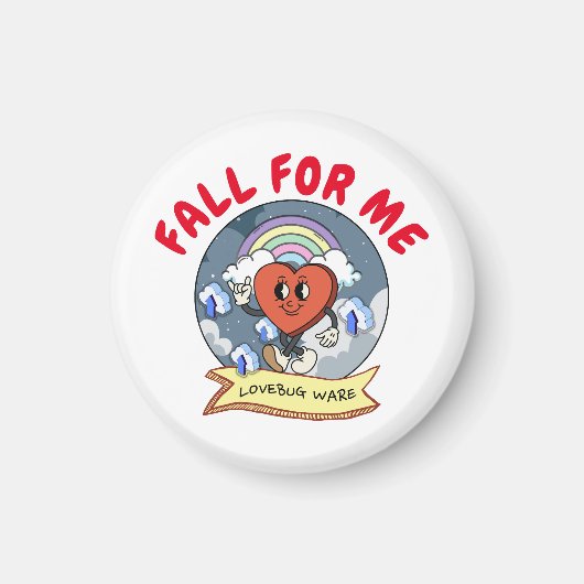 Mikitiezバレンタイカスタムンのラベおもしろいバグソフトウェア マグネット (正面)