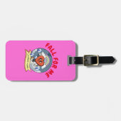 Mikitiezバレンタイカスタムンのラベおもしろいバグソフトウェア ラゲッジタグ (正面横)