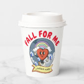 Mikitiezバレンタイカスタムンのラベおもしろいバグソフトウェア 紙コップ (裏面)