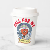 Mikitiezバレンタイカスタムンのラベおもしろいバグソフトウェア 紙コップ (正面)