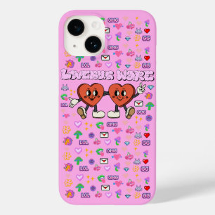 Mikitiezバレンタイカスタムンのラベおもしろいバグソフトウェア Case-Mate iPhone 14ケース