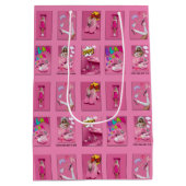 Mikitiezプレミア映画ナイトプリンセスドールTシャツ ミディアムペーパーバッグ (裏面)