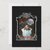 Mikitiez不気味なビベスヴィンテージゴシックのハロウィーン 招待状 (正面)