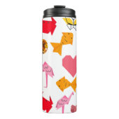 Mikitiez折り紙がん夏期宝石動物猫 タンブラー (正面)