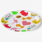 Mikitiez折り紙がん夏期宝石動物猫 ペーパープレート (アングル)