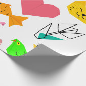 Mikitiez折り紙がん夏期宝石動物猫 ラッピングペーパー (角)