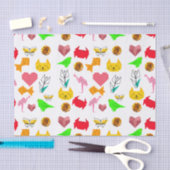 Mikitiez折り紙がん夏期宝石動物猫 薄葉紙 (クラフト)