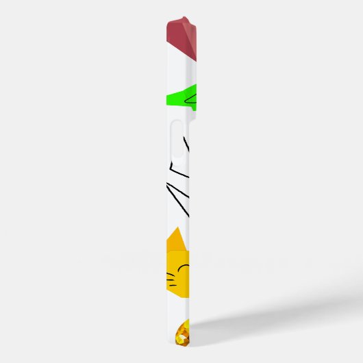 Mikitiez折り紙がん夏期宝石動物猫 Case-Mate iPhoneケース (裏面 / 右)