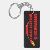 Mikitiez熱いスパイシーなファイヤーレッド冷たい キーホルダー (正面左)