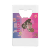 Mikitiez 2月バレンタインデーフランスのン クレジットカード栓抜き (裏面)