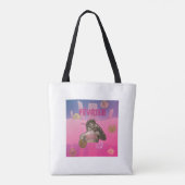 Mikitiez 2月バレンタインデーフランスのン トートバッグ (裏面)