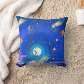 Mikitiez aquarius銀河系夏グロー クッション (ブランケット)