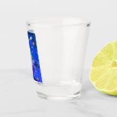 Mikitiez aquarius銀河系夏グロー ショットグラス (右)