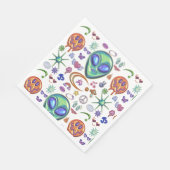 Mikitiez aquarius銀河系夏グロー スタンダードランチョンナプキン (角)