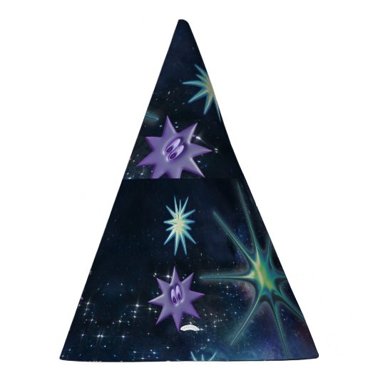 Mikitiez aquarius銀河系夏グロー パーティーハット (右)