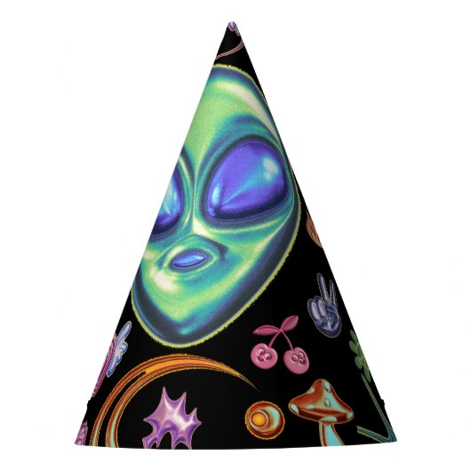 Mikitiez aquarius銀河系夏グロー パーティーハット (正面)