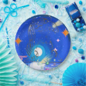 Mikitiez aquarius銀河系夏グロー ペーパープレート (パーティー)