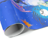 Mikitiez aquarius銀河系夏グロー ラッピングペーパー (ロールコーナー)