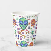 Mikitiez aquarius銀河系夏グロー 紙コップ (正面)