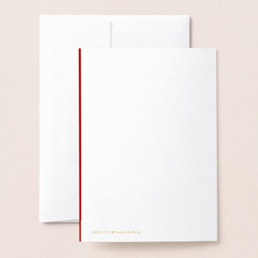 Mikitiez Christmaseve Northpole expressmail 箔カード (裏面封筒付き)