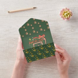 Mikitiez Christmasnoel angle gift star オールインワン招待状