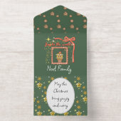 Mikitiez Christmasnoel angle gift star オールインワン招待状 (内側)