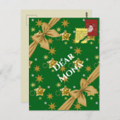 Mikitiez Christmasnoel angle gift star ポストカード (正面/裏面)