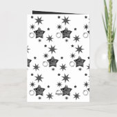 Mikitiez Christmasnoel angle gift star 箔シーズンカード (裏面)