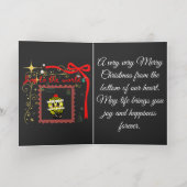 Mikitiez Christmasnoel angle gift star 箔シーズンカード (内側レイダウン)