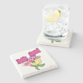 Mikitiez cowboy bridesquad 6月の花嫁ベビー用ビブ ストーンコースター (横)