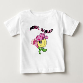 Mikitiez cowboy bridesquad 6月の花嫁 ベビーTシャツ