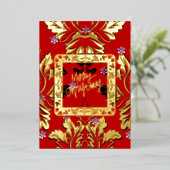 Mikitiez gothmas luxury gems diamond glitter x'mas 箔シーズンカード (立ち正面)