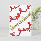 Mikitiez gothmas ribbon redwhite candycane x'mas シーズンカード (スタンド正面)