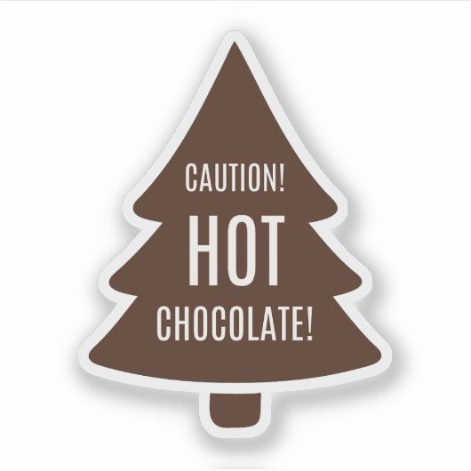 Mikitiez hotchocolate christmas mashmello warm シール (正面)