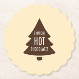 Mikitiez hotchocolate christmas mashmello warm ペーパーコースター