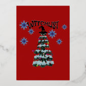 Mikitiez magic moodyholiday gothmas witch 箔招待状 (正面)