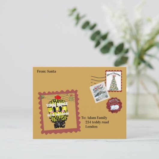 Mikitiez northpole expressmail stamp collection 招待状 (スタンド正面)