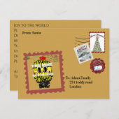 Mikitiez northpole expressmail stamp collection 招待状 (正面/裏面)