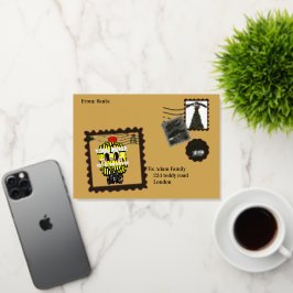 Mikitiez northpole expressmail stamp collection 箔シーズンカード