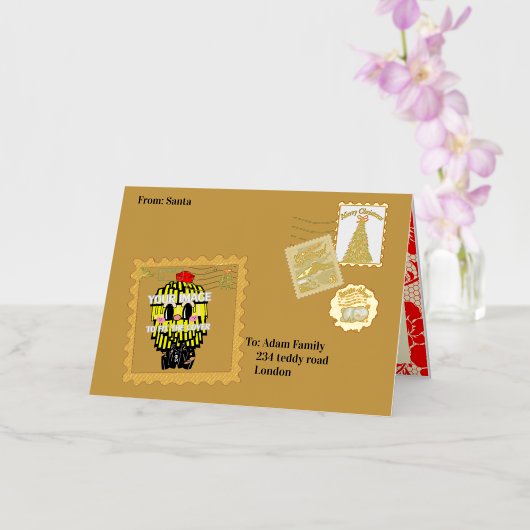 Mikitiez northpole expressmail stamp collection 箔シーズンカード (蘭)