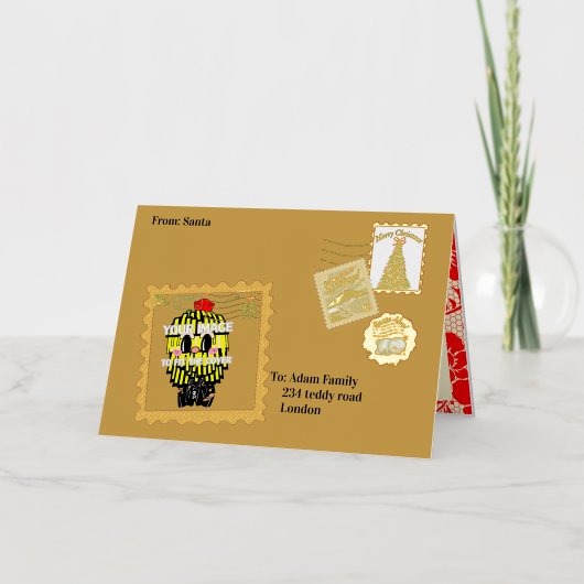 Mikitiez northpole expressmail stamp collection 箔シーズンカード (正面)