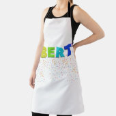 Mikitiez PEオリンピックドーナツ虹スポーツlgbtqia+ エプロン (インサイチュ)