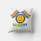 Mikitiez PEオリンピックドーナツ虹スポーツlgbtqia+ クッション (裏面)