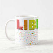 Mikitiez PEオリンピックドーナツ虹スポーツlgbtqia+ コーヒーマグカップ (左)