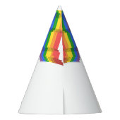 Mikitiez PEオリンピックドーナツ虹スポーツlgbtqia+ パーティーハット (裏面)