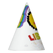 Mikitiez PEオリンピックドーナツ虹スポーツlgbtqia+ パーティーハット (左)