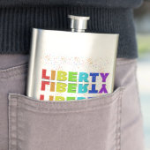 Mikitiez PEオリンピックドーナツ虹スポーツlgbtqia+ フラスク (インサイチュ)