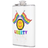 Mikitiez PEオリンピックドーナツ虹スポーツlgbtqia+ フラスク (左)